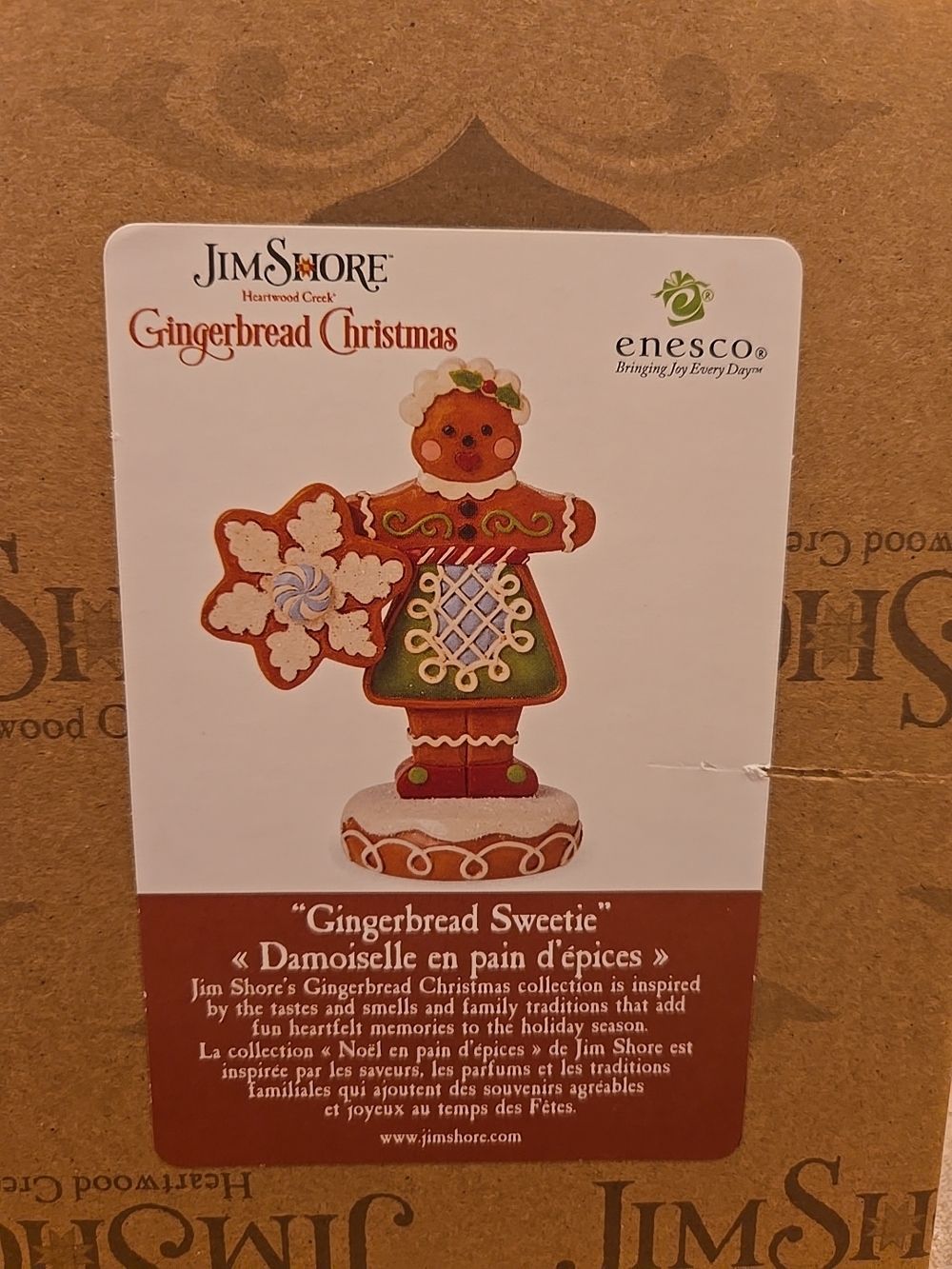 Jim Shore "Gingerbread Sweetie" Figurine ORIGINAL BOX - Picture 7 of 8